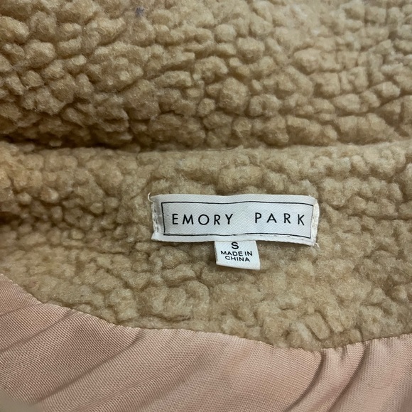 Emory Park Cropped Fleece Jacket worn once excellent condition size S - Picture 2 of 3